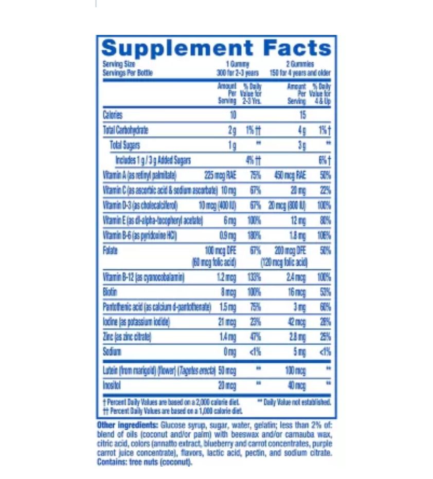 L'il Critters Gummy Vites Complete Multivitamin, 300 ct.
